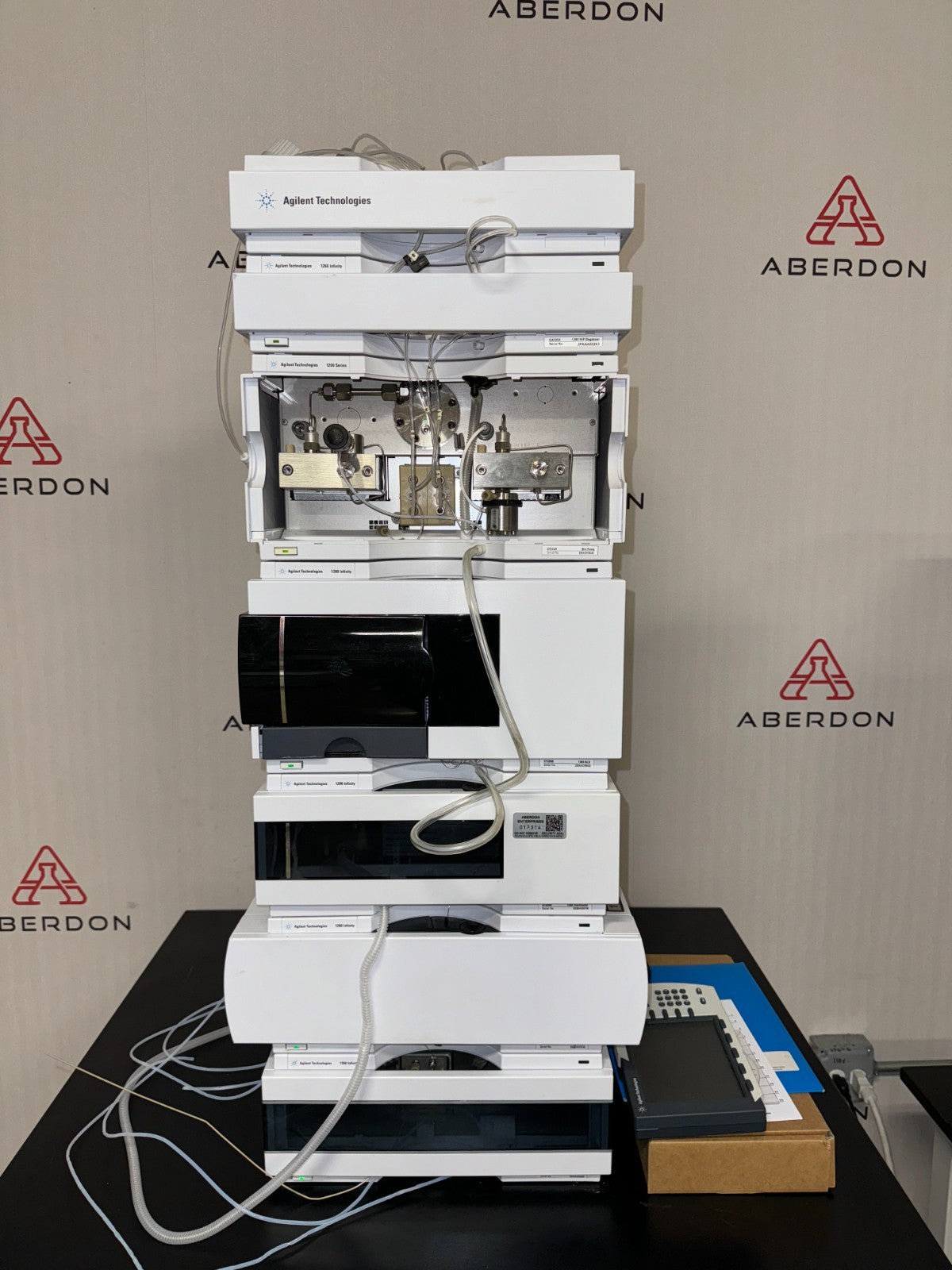 Agilent 1260 INFINITY HPLC System Pump Autosampler Detector Column Oven  #17314