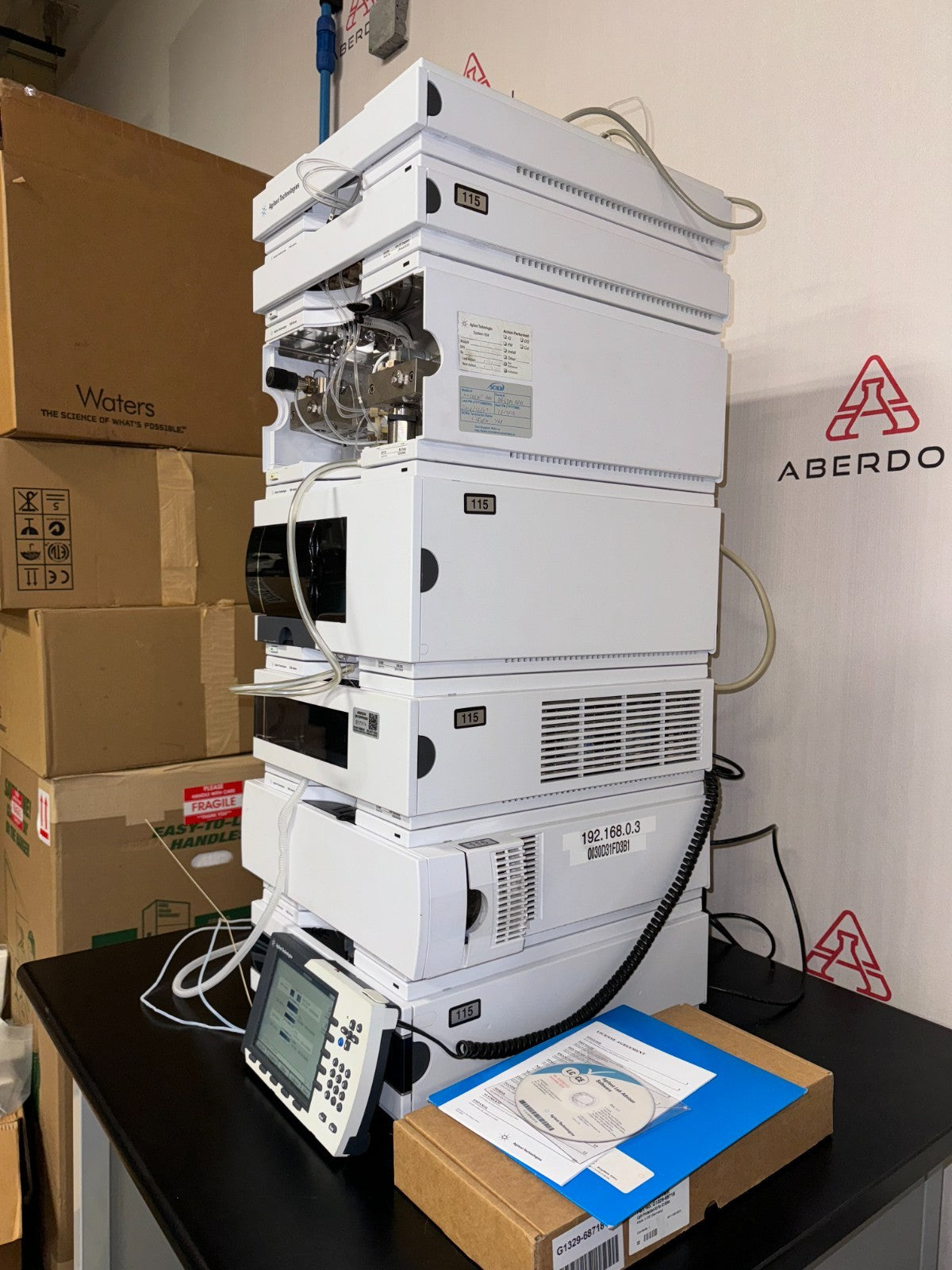 Agilent 1260 INFINITY HPLC System Pump Autosampler Detector Column Oven  #17314