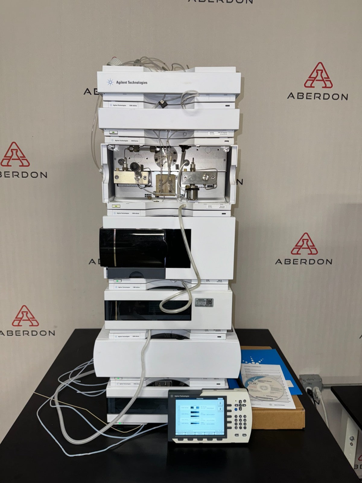 Agilent 1260 INFINITY HPLC System Pump Autosampler Detector Column Oven  #17314