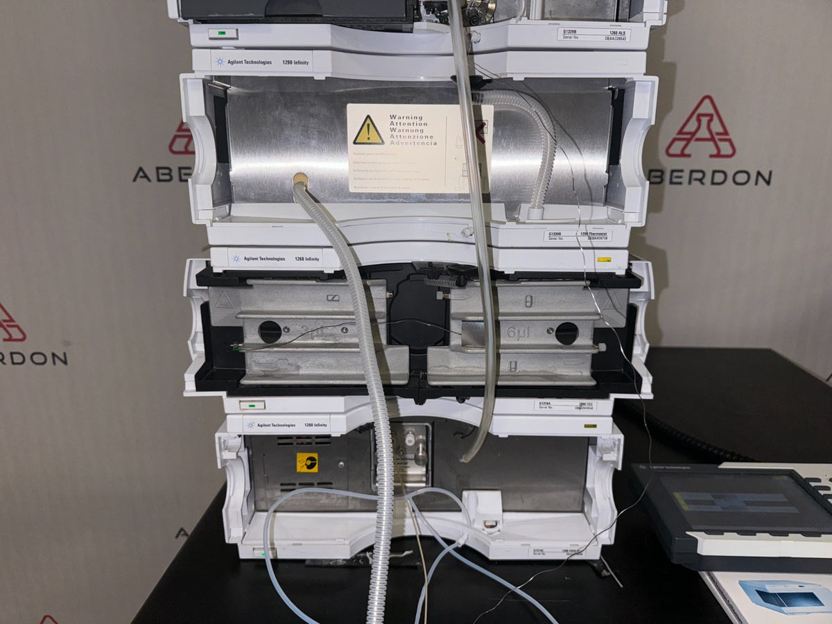 Agilent 1260 INFINITY HPLC System Pump Autosampler Detector Column Oven  #17314