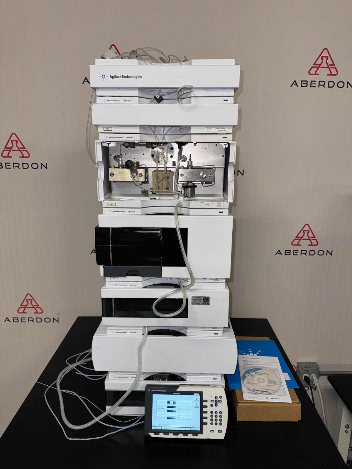 Agilent 1260 INFINITY HPLC System Pump Autosampler Detector Column Oven  #17314